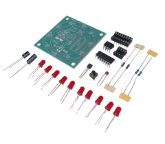 DC 3-5V Rulet Dairesel Sırayla Yanan Led Kendin Yap Hobi Devresi DIY Lehimleme Kiti Demonte(Montesiz)
