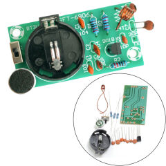 DC 3V Basit FM Verici Kit RF-02 Kendin Yap Hobi Devresi DIY Lehimleme Kiti Demonte(Montesiz)