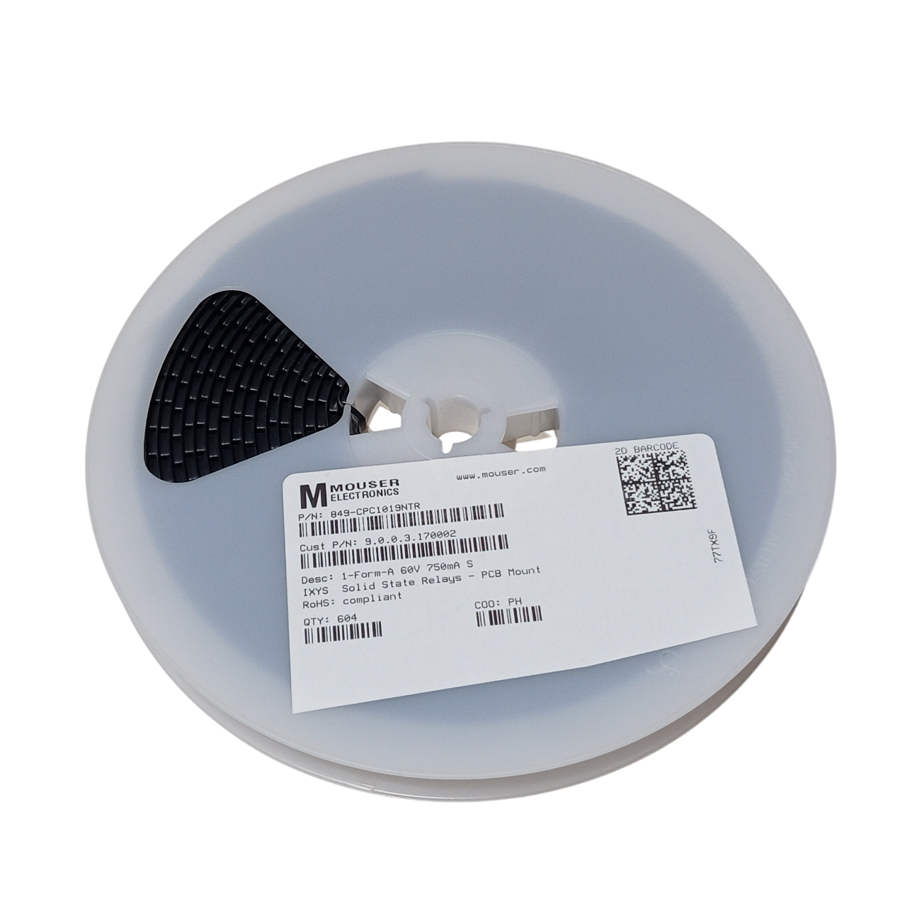 600 Adet CPC1019NTR 750mA 0-60V 1-Form-A Solid State Relays PCB Mount SMD Relay SPST-NO SOP4 SSR