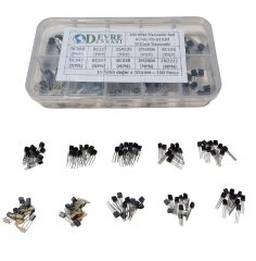 100 Adet Transistör Seti Kutulu TO-92 Kılıf 10 Farklı Transistör Çeşidi