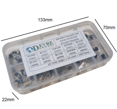 100 Adet Transistör Seti Kutulu TO-92 Kılıf 10 Farklı Transistör Çeşidi