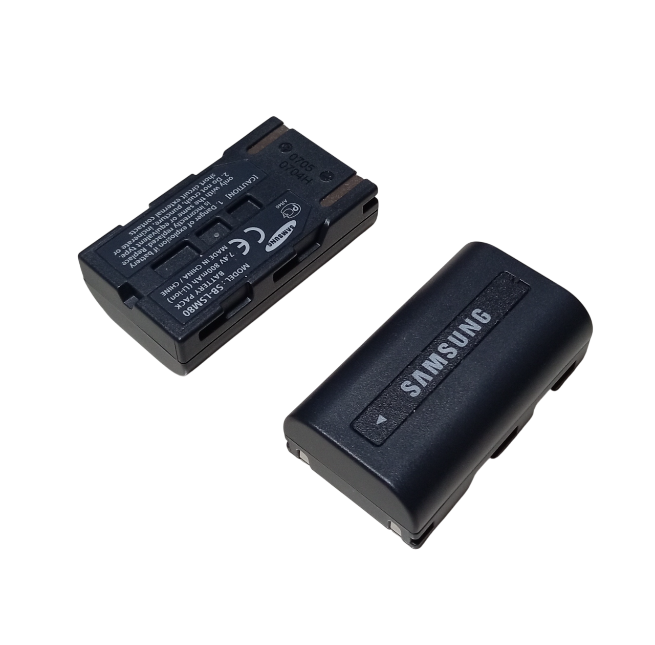2 Adet Samsung SB-LSM80 7.4V 800mAh Li-ion Batarya Pili (VP-D361 Digital Video Kamera Cihazı Pili)