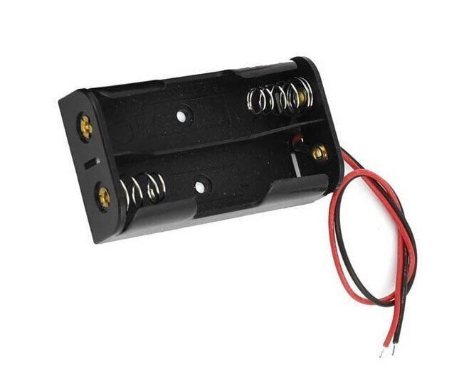 2'Li AA Kalem Pil Yuvası - İkili AA Kalem Pil Kutusu