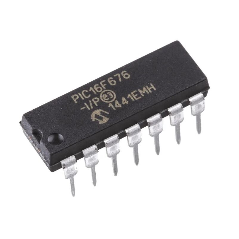 PIC16F676-I/P DIP14 Pic16f676 14 Pin 8-Bit 20MHz Mikrodenetleyici (Outlet)