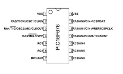PIC16F676-I/P DIP14 Pic16f676 14 Pin 8-Bit 20MHz Mikrodenetleyici (Outlet)