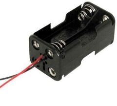 4'lü AA Kalem Pil Yuvası (Çift Taraflı)