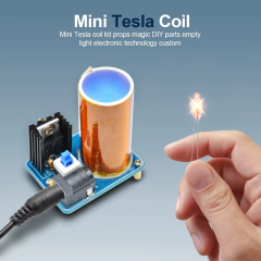 DC 9-12V BD243 Mini Tesla Bobin Kiti Modülü Kendin Yap Hobi Devresi DIY Lehimleme Kiti Demonte(Montesiz)