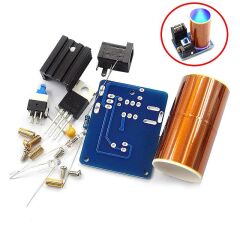 DC 9-12V BD243 Mini Tesla Bobin Kiti Modülü Kendin Yap Hobi Devresi DIY Lehimleme Kiti Demonte(Montesiz)