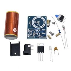 DC 9-12V BD243 Mini Tesla Bobin Kiti Modülü Kendin Yap Hobi Devresi DIY Lehimleme Kiti Demonte(Montesiz)