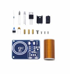 DC 9-12V BD243 Mini Tesla Bobin Kiti Modülü Kendin Yap Hobi Devresi DIY Lehimleme Kiti Demonte(Montesiz)