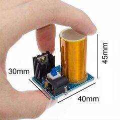 DC 9-12V BD243 Mini Tesla Bobin Kiti Modülü Kendin Yap Hobi Devresi DIY Lehimleme Kiti Demonte(Montesiz)