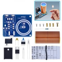 DC 9-12V BD243 Mini Tesla Bobin Kiti Modülü Kendin Yap Hobi Devresi DIY Lehimleme Kiti Demonte(Montesiz)