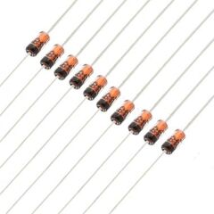 10 Adet 1N4148 Diyot 100V 500mA THT DO-35 Kılıf Diyot
