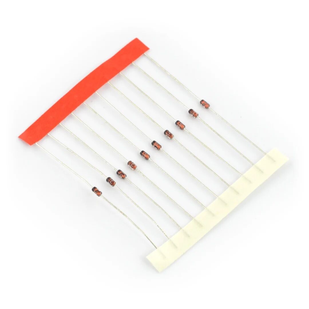 10 Adet 1N4148 Diyot 100V 500mA THT DO-35 Kılıf Diyot