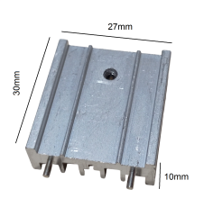 2 Adet TO220 TO-220 TO 220 Soğutucu Seti 30x27x10mm Radyatör İzolatör Boncuk M3 Vida Alüminyum Transistör Entegre Mosfet Soğutucu