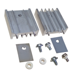 2 Adet TO220 TO-220 TO 220 Soğutucu Seti 30x27x10mm Radyatör İzolatör Boncuk M3 Vida Alüminyum Transistör Entegre Mosfet Soğutucu
