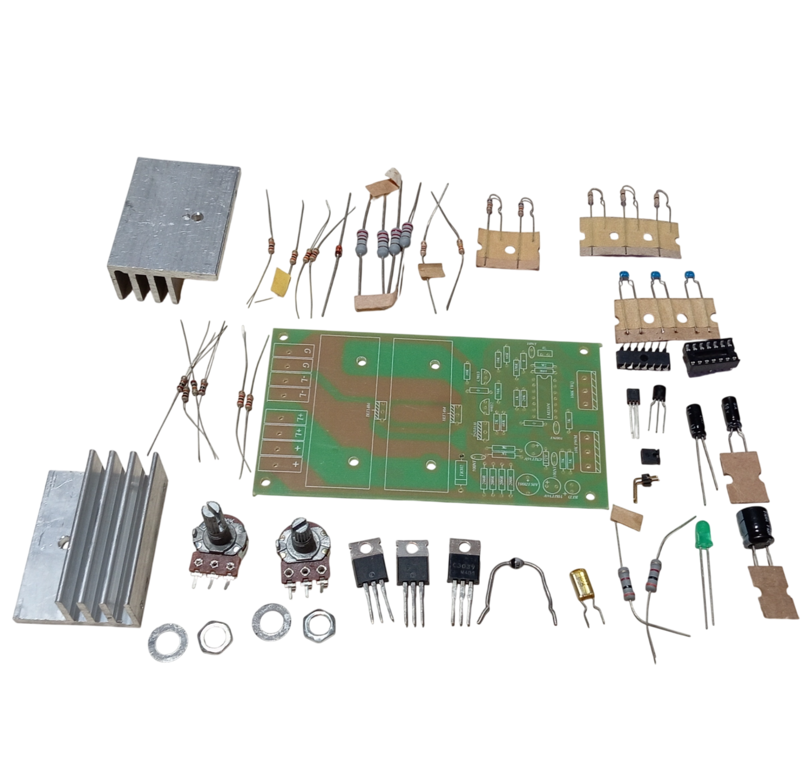 DC 8-30V 30A Motor Hız Kontrol Devresi PWM FRQ Ayarlı Kendin Yap Hobi Devresi DIY Lehimleme Kiti Demonte(Montesiz)