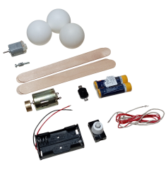 Zıp Zıp Robot Maker Kiti DC 3V Titreşim Motoru Pin Pon Topu Pil Anahtar Kendin Yap Hobi Devresi DIY Lehimleme Kiti Demonte(Montesiz)
