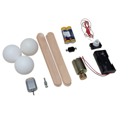 Zıp Zıp Robot Maker Kiti DC 3V Titreşim Motoru Pin Pon Topu Pil Anahtar Kendin Yap Hobi Devresi DIY Lehimleme Kiti Demonte(Montesiz)