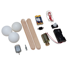 Zıp Zıp Robot Maker Kiti DC 3V Titreşim Motoru Pin Pon Topu Pil Anahtar Kendin Yap Hobi Devresi DIY Lehimleme Kiti Demonte(Montesiz)