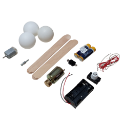 Zıp Zıp Robot Maker Kiti DC 3V Titreşim Motoru Pin Pon Topu Pil Anahtar Kendin Yap Hobi Devresi DIY Lehimleme Kiti Demonte(Montesiz)