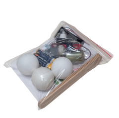 Zıp Zıp Robot Maker Kiti DC 3V Titreşim Motoru Pin Pon Topu Pil Anahtar Kendin Yap Hobi Devresi DIY Lehimleme Kiti Demonte(Montesiz)