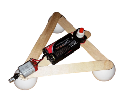 Zıp Zıp Robot Maker Kiti DC 3V Titreşim Motoru Pin Pon Topu Pil Anahtar Kendin Yap Hobi Devresi DIY Lehimleme Kiti Demonte(Montesiz)