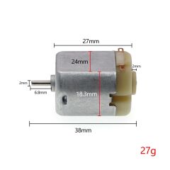F260 3-12V DC Motor - Hobi ve Oyuncak Motoru