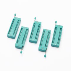 5 Adet DIP 40 Pin ZIF IC Geniş Soket Kilidi 2.54 mm 240-3345 Geniş Entegrelere Uyumlu 40 Pin Zif Soket