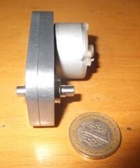 6V 130 RPM Redüktörlü DC Motor - Metal L Tipi Motor