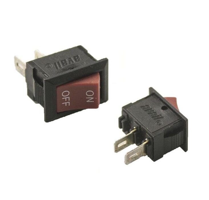 KCD11 Mini On-Off Anahtar - Kırmızı - 5 Adet
