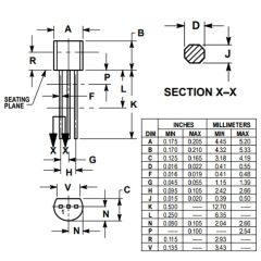 2N5551 2n5551 TO-92 0.6A 180V 0.625W 100Mhz NPN Transistör
