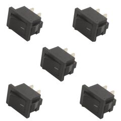 KCD1 On/Off Anahtar - Siyah - 5 Adet